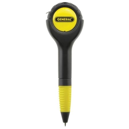 General Tools 15 pc Pocket Pen with Removable Tape Measure 309CD
